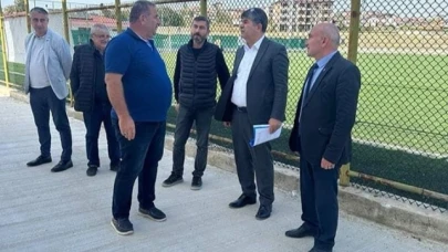Amasya'yı temsil edecek Sebatspor'un sahası incelendi