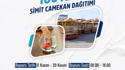 Belediye engelli vatandaşlar için 100 simit camekanı dağıtacak