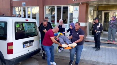 Beşinci kattan düşen işçi ağır şekilde yaralandı