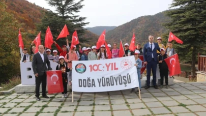 Boraboy'da 100. yıl için doğa yürüyüşü yapıldı