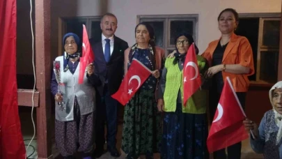 Çocuksuz 100. yılı kutlayan köye çocuklar akın etti