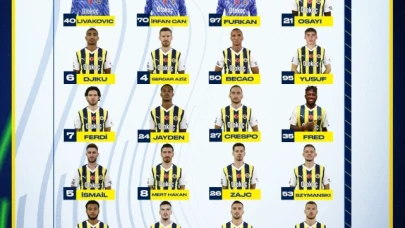 Fenerbahçe'nin, Spartak Trnava maçı kamp kadrosu açıklandı