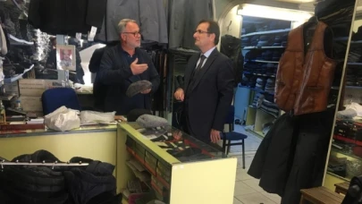 Güldoğan, esnaf ziyaretinde bulundu
