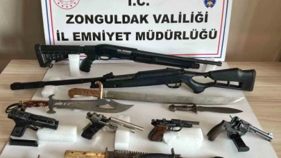 Kafes operasyonunda Zonguldak'ta 18 şüpheli gözaltında
