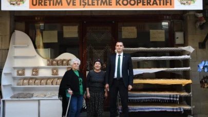 Kaymakam Büyükkaymakçı kadın girişimcileri ziyaret etti.
