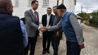 Kaymakam Büyükkaymakçı Ovabaşı köyünü ziyaret etti