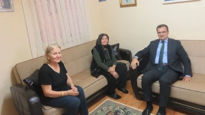 Kaymakam  Güldoğan Şehit ve Gazi Ailelerini ziyaret etti.