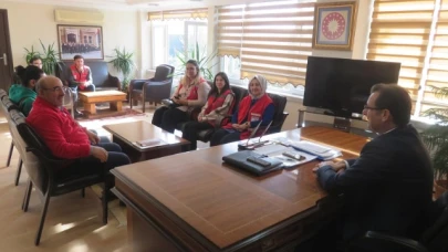 Kızılay’dan Kaymakam Güldoğan’a ziyaret
