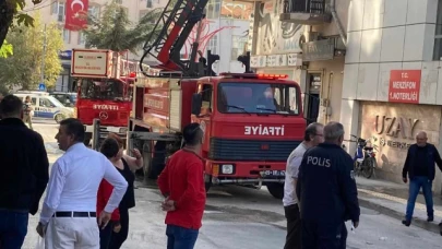 Merzifon’da yangın bir kişi dumandan etkilendi