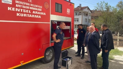 Merzifon İtfaiye Ekibi Niksar'da
