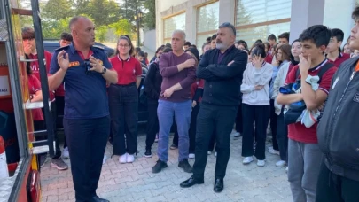 Merzifon İtfaiyesi tarafından farkındalık eğitimi verildi.