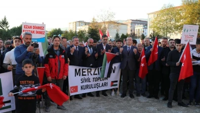 Merzifon’lular Filistin için buluştu
