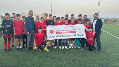 Müftülükten genç sporculara ziyaret