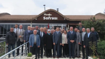 Muhtarlar yemekte buluştu