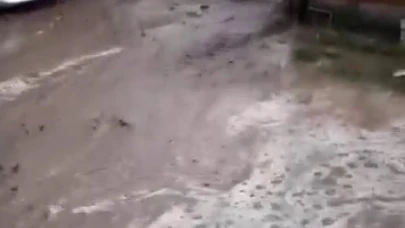 Osmancık'ta sağanak yağış hayatı olumsuz etkiledi