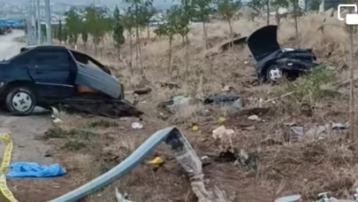 Otomobil ikiye bölündü: 1 ölü 3 yaralı