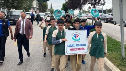 Sağlık yürüyüşü Suluova'da gerçekleştirildi