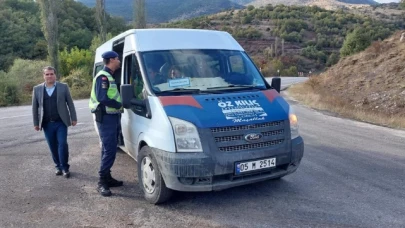Servis Araçlarına Denetim Yapıldı
