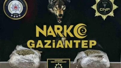 1.5 kilogram skunk ele geçirildi