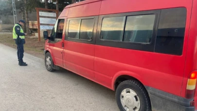 Amasya’da Tarım İşçisi Taşıyan Araçlara Denetim