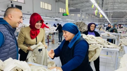 Amasya İl Müdürü Şenel, Şen Tekstil Çalışanları İle Bir Araya Geldi
