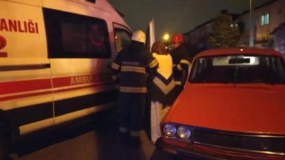 Çıkan yangında 3'ü çocuk 5 kişi dumandan etkilendi