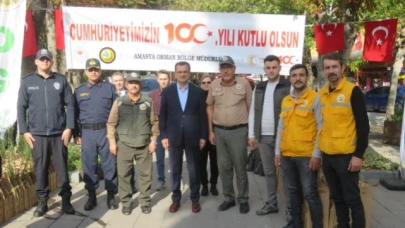 Dağıtılan fidanlar geleceğe nefes olacak