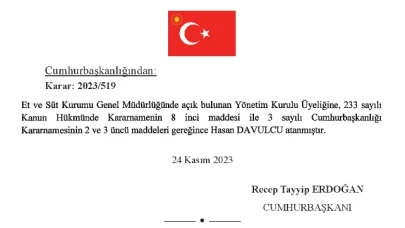 Davulcu’ya önemli bir görev daha
