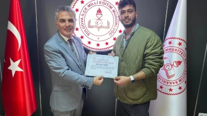 Görevli öğretmenlere teşekkür belgesi verildi