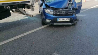 Gümüşhacıköy'de 4 aracın karıştığı zincirleme kazada 6 kişi yaralandı