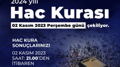 Hac Kuraları 2 Kasım'da Çekilecek