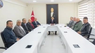 Kaymakam Güldoğan başkanlığında tarımsal sulama toplantısı yapıldı