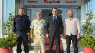 Kaymakam Güldoğan Yaymer Gıda'yı ziyaret etti