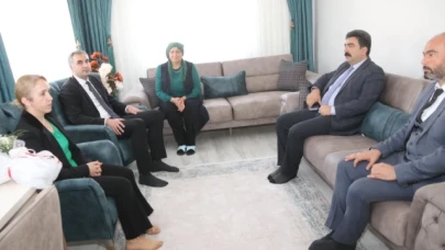 Kaymakam Kılıç şehit ailelerini ziyaret etti