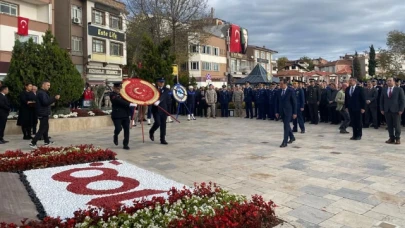 Merzifon'da, 10 Kasım Atatürk'ü anma töreni düzenlendi