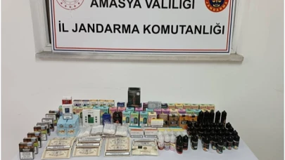 Merzifon'da kaçak sigara operasyonu!