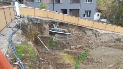 Merzifon’da patlayan doğalgaz boruları korkuttu