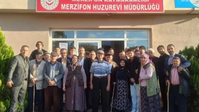 Merzifon Huzurevi ziyaret edildi.
