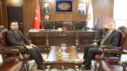 Vali Yılmaz Doruk İl Müftülüğüne Çalışma Ziyaretinde Bulundu