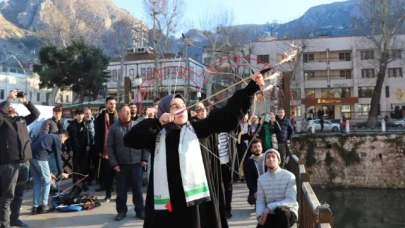 Amasya'dan Gazze'ye Çığlık Okları