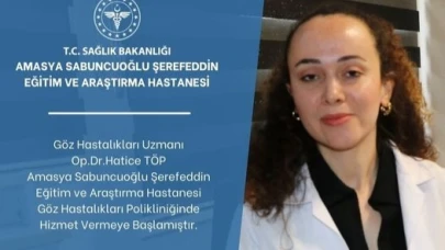 Amasya Eğitim ve Araştırma Hastanesi’ne 3 Yeni Doktor
