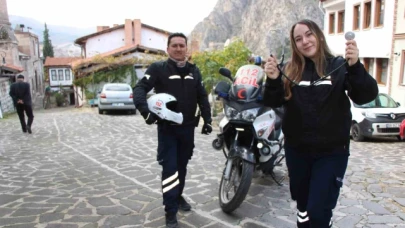 Amasyalı sağlık çalışanı çift motosiklet ambulansla hayat kurtarıyor