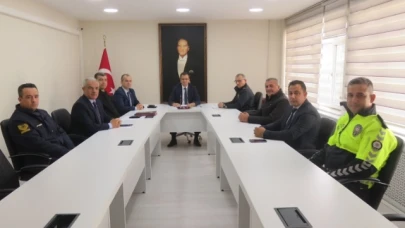 Merzifon’da Aralık Ayı İlçe Trafik Komisyonu Toplantısı Yapıldı