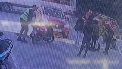 Ehliyetsiz sürücünün kullandığı motosiklet otomobille çarpıştı: 1 yaralı