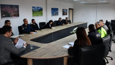 Gümüşhacıköy'de Trafik Güvenliği Eylem Planı Toplantısı Yapıldı
