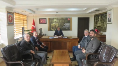 Kaymakam Güldoğan makamında ağırladı