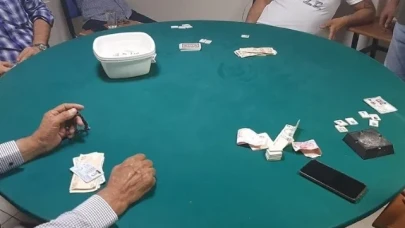Merzifon'da kumarcılara 16 bin TL para cezası