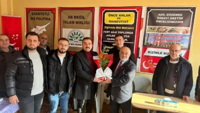 Merzifon Gençleri, Saadet Partisini Ziyaret Etti.