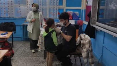 Merzifon Kaymakamlığı koordinesinde Ağız Ve Diş Sağlığı Taraması yapıldı