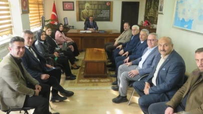 Şahinoğlu ve Yönetiminden Kaymakam Güldoğan'a Ziyaret